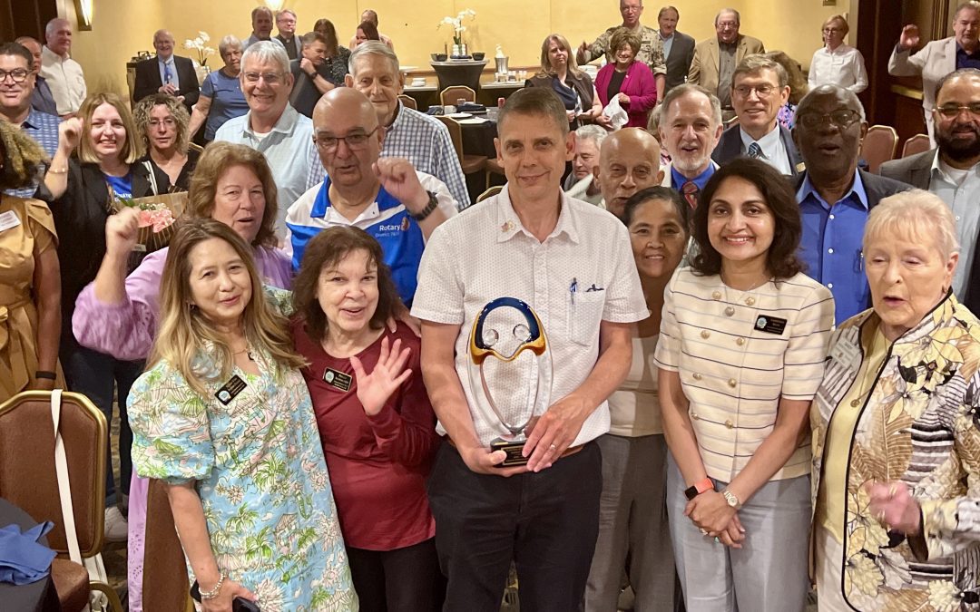 Congratulations, Andrew Wade, District 7610 Rotarian of the Year!